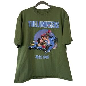 Green Ilumineers James Bay Music Concert Tour 2023 Shirt Men’s Unisex Size Large